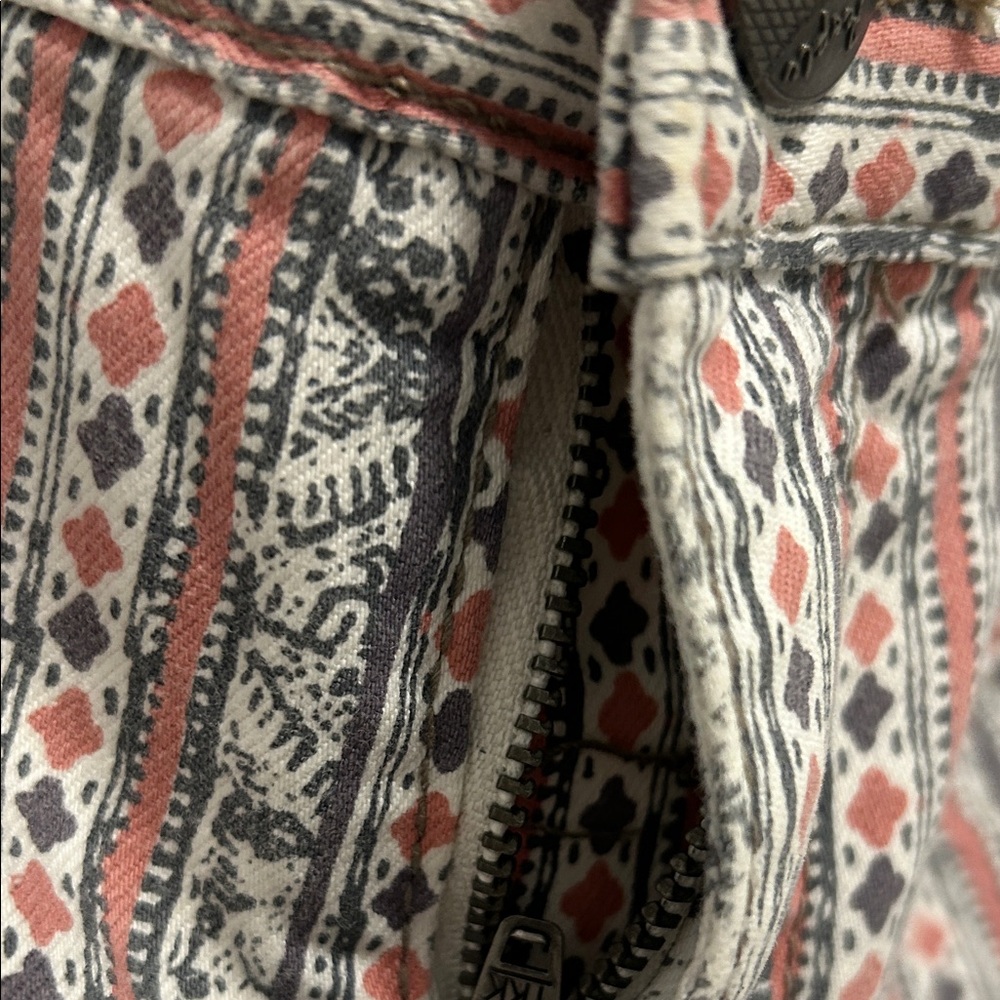 Free People Multicolor Patterned Skinny Pants - Picture 8 of 8